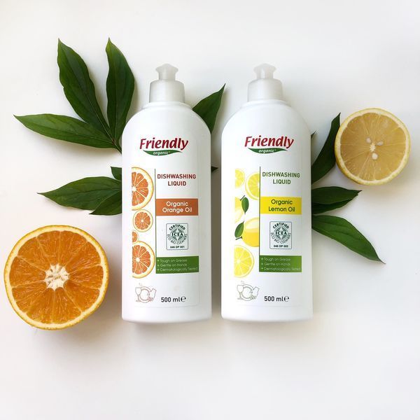 Органическое средство для мытья посуды Friendly Organic лимонный сок 500 мл 00051 фото