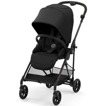 Прогулянкова коляска Cybex Melio Carbon Deep black 523403-0206 фото